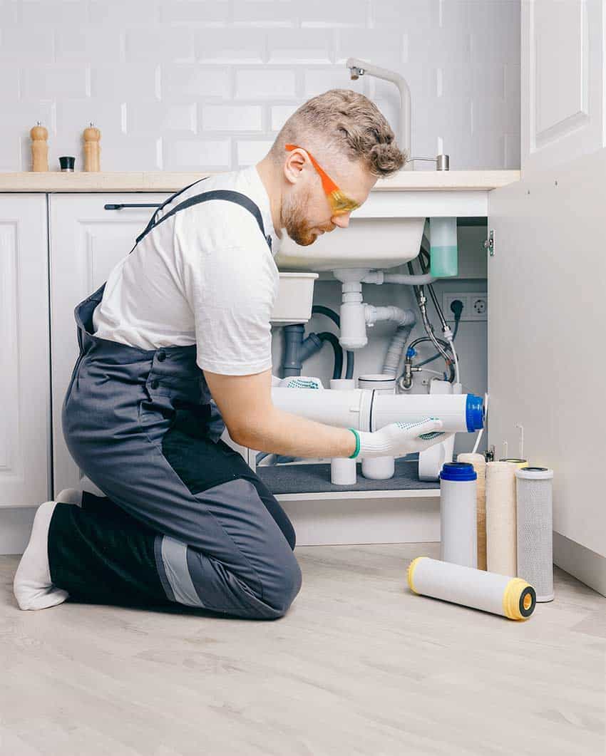 Water Purification Company offers under-sink water filters installation