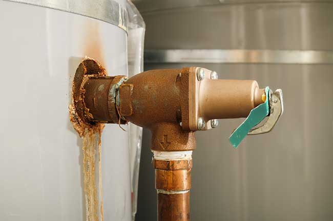 corroded pipe